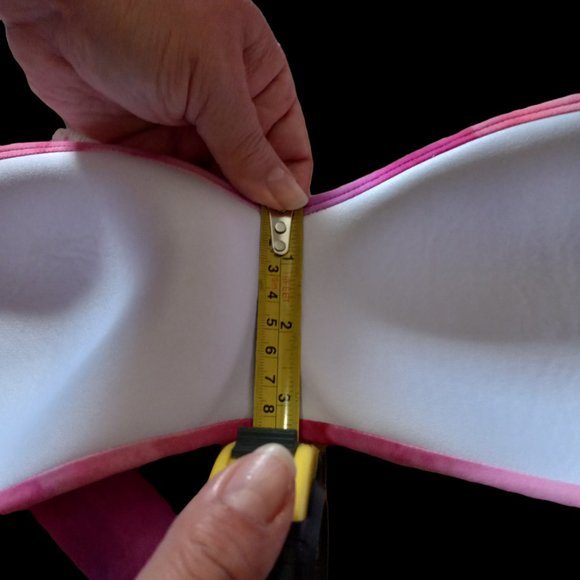 SANDFLOWER Bandeau Swim Top Tye Dyed Canyon Pink Color Women's Size L(12… - Picture 8 of 11